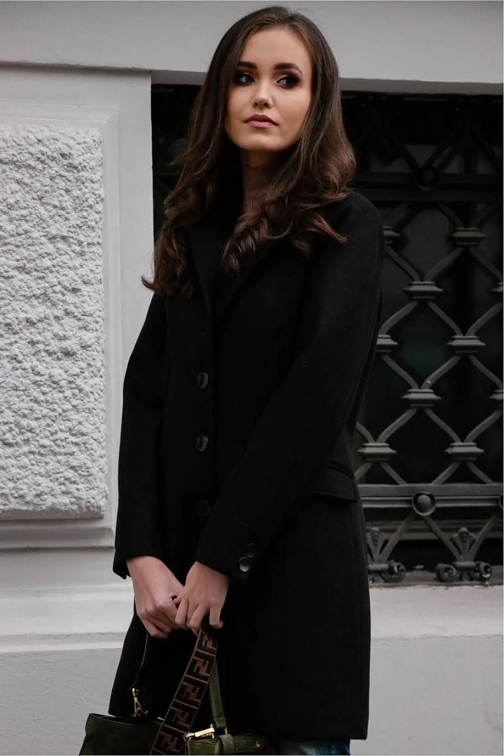 Roco Fashion single-breasted coat with a tailored cut - Honesty Sales