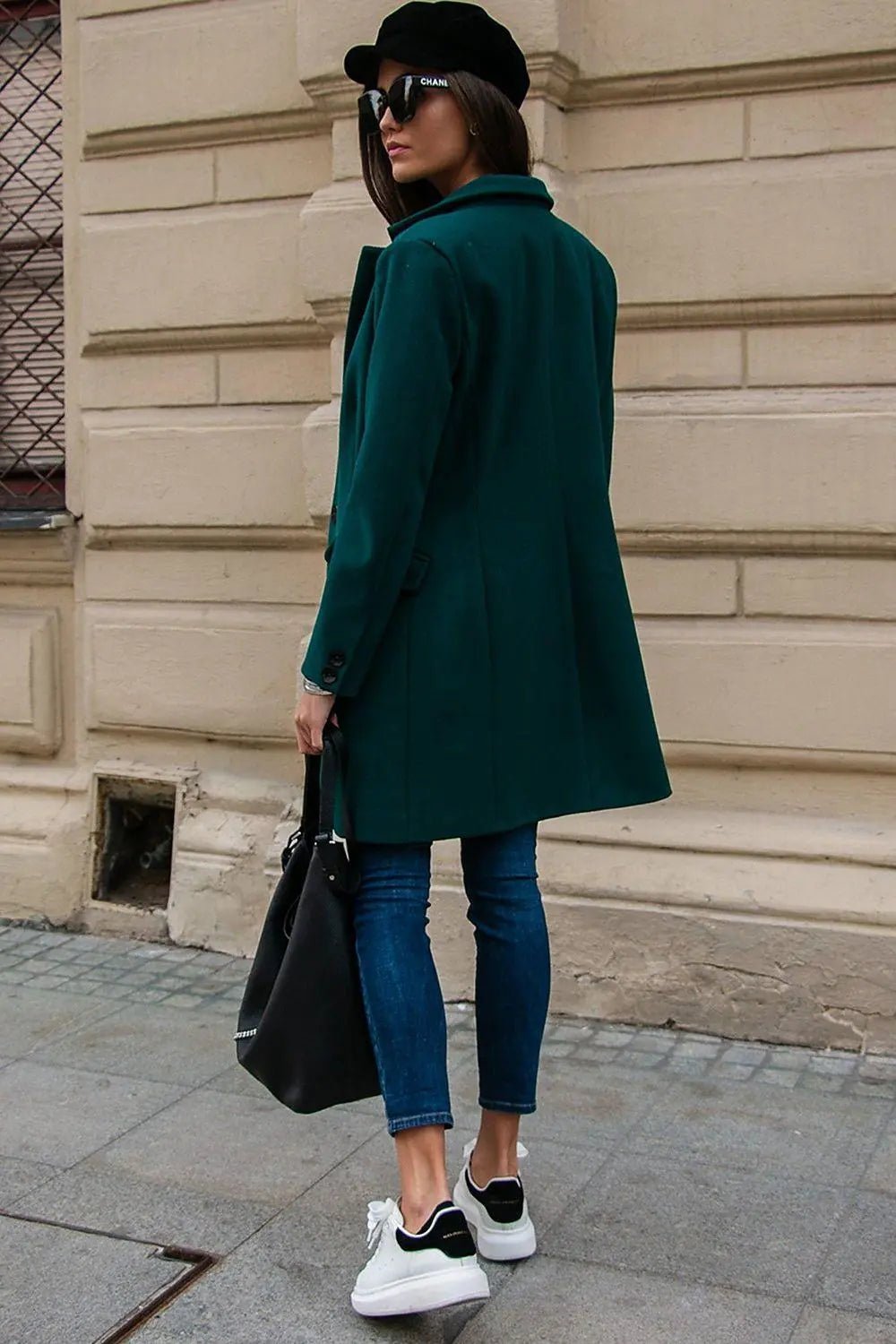 Roco Fashion single-breasted coat with a tailored cut - Honesty Sales