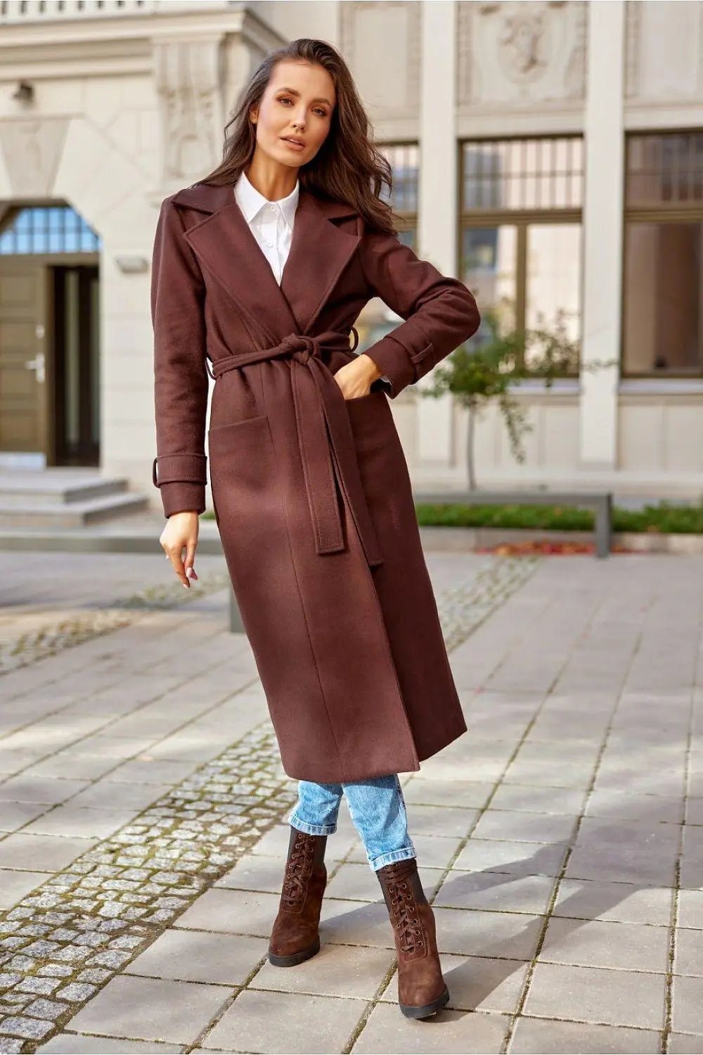 Roco Fashion slip with front pocket coat - Honesty Sales
