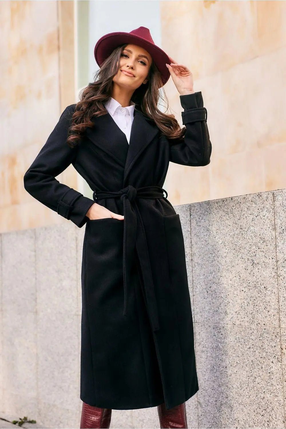 Roco Fashion slip with front pocket coat - Honesty Sales