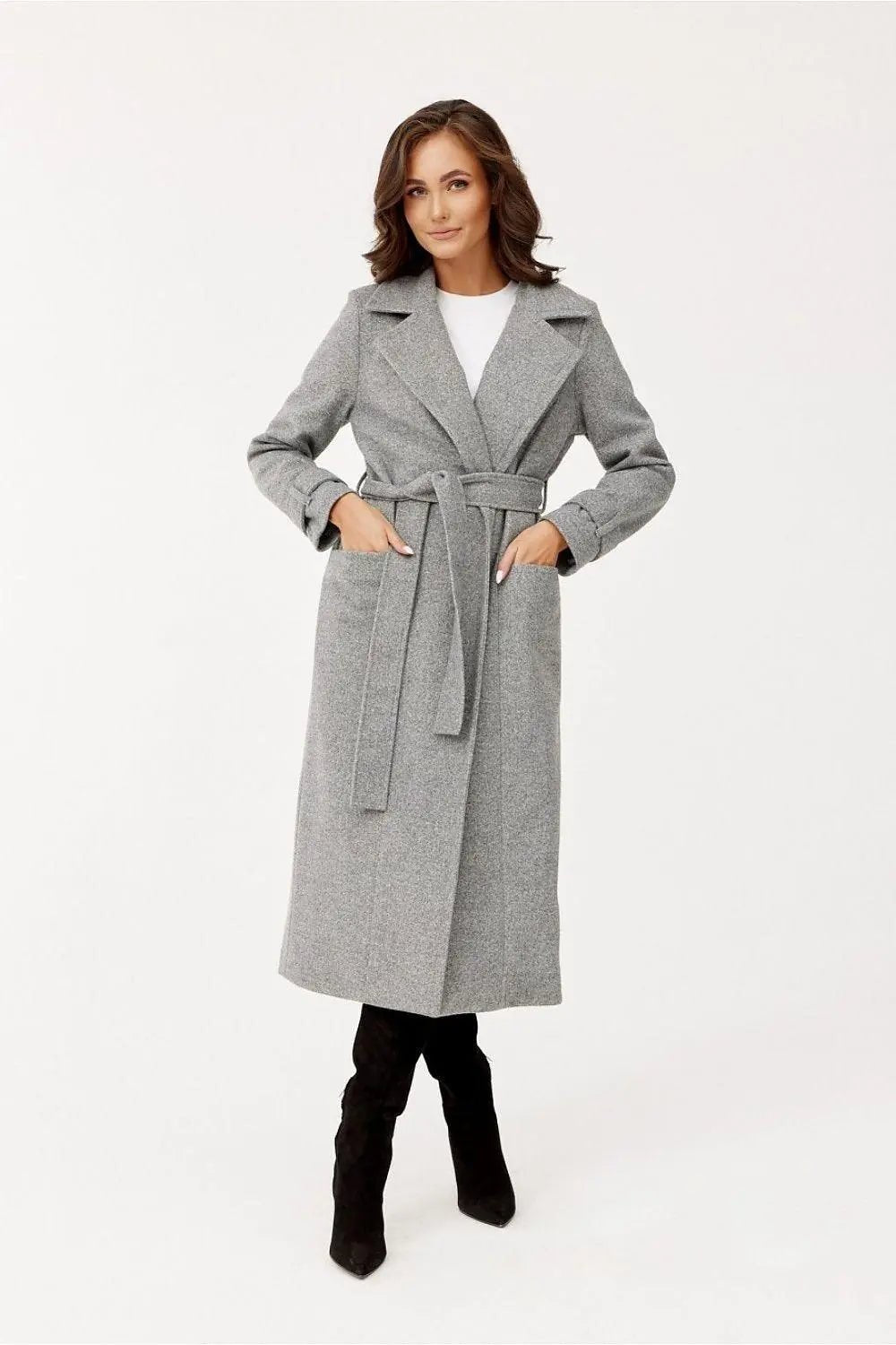 Roco Fashion slip with front pocket coat - Honesty Sales