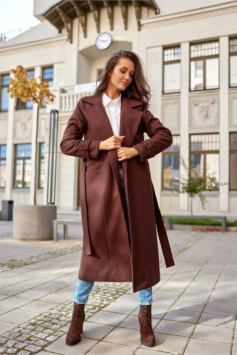 Roco Fashion slip with front pocket coat - Honesty Sales