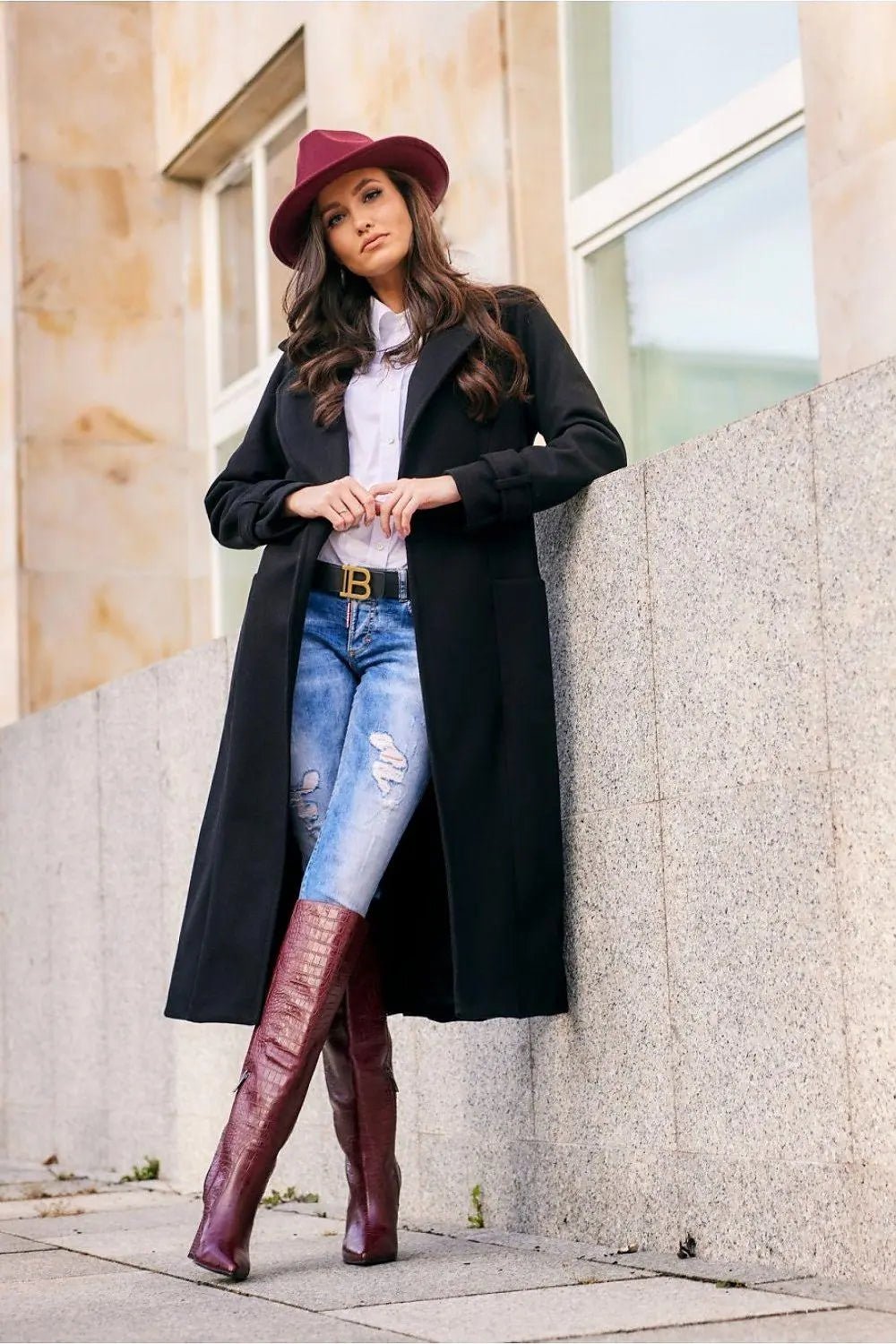 Roco Fashion slip with front pocket coat - Honesty Sales