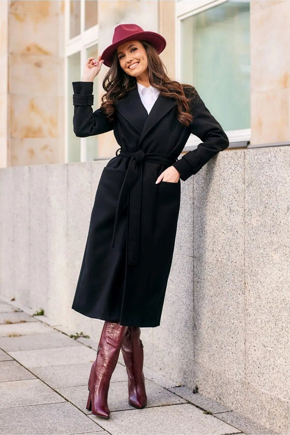 Roco Fashion slip with front pocket coat - Honesty Sales