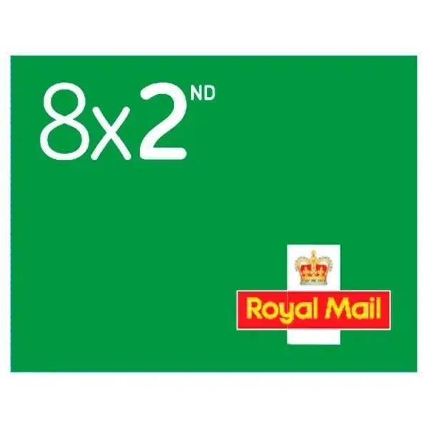 Royal Mail 8 x 2nd Class Book of Stamps - Honesty Sales