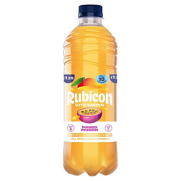 Rubicon Vits Water Mango Passion 500ml (12 x 500ml) - Honesty Sales