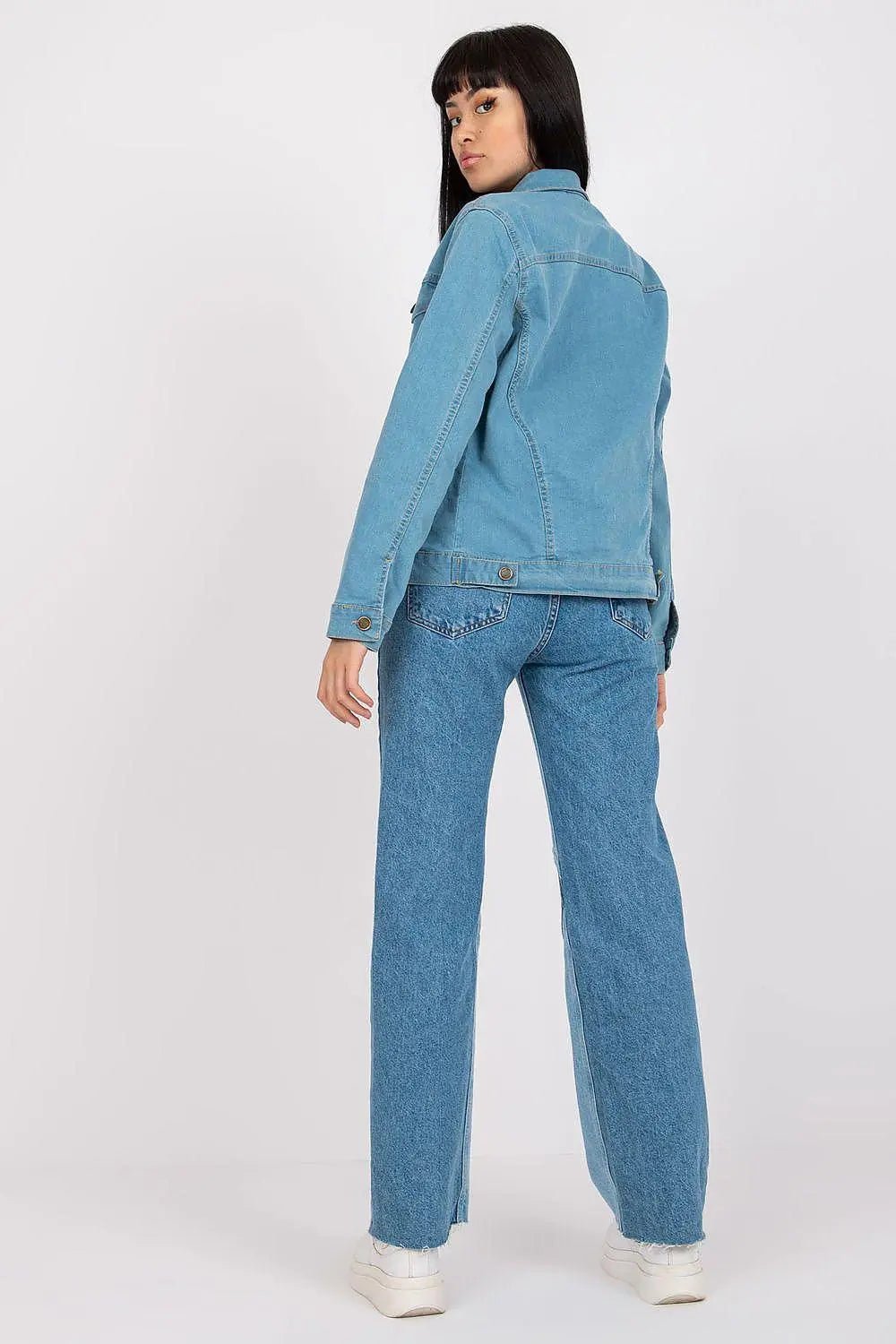 Rue Paris classic light blue denim jacket - Honesty Sales