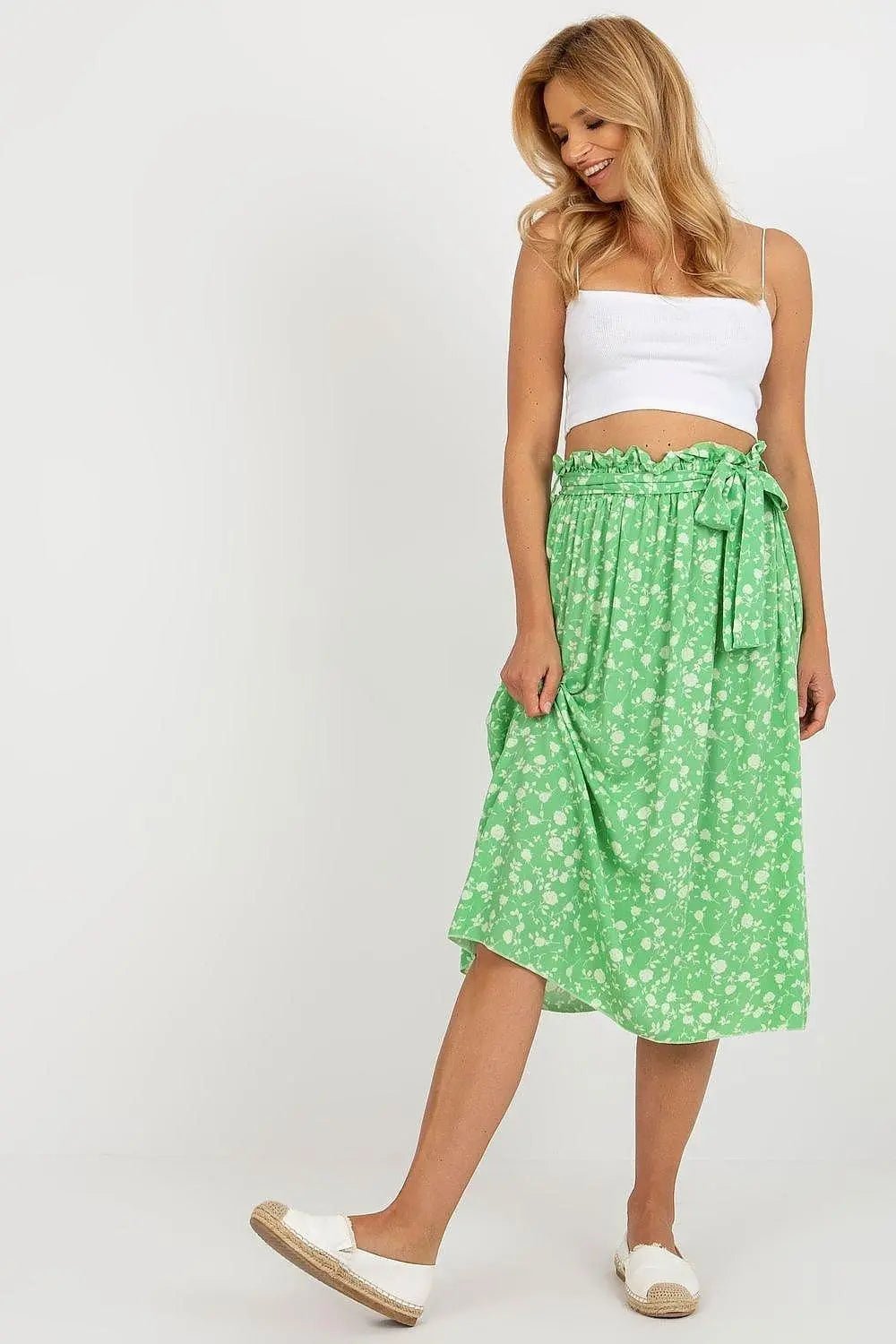 Rue Paris floral fabric skirt - Honesty Sales