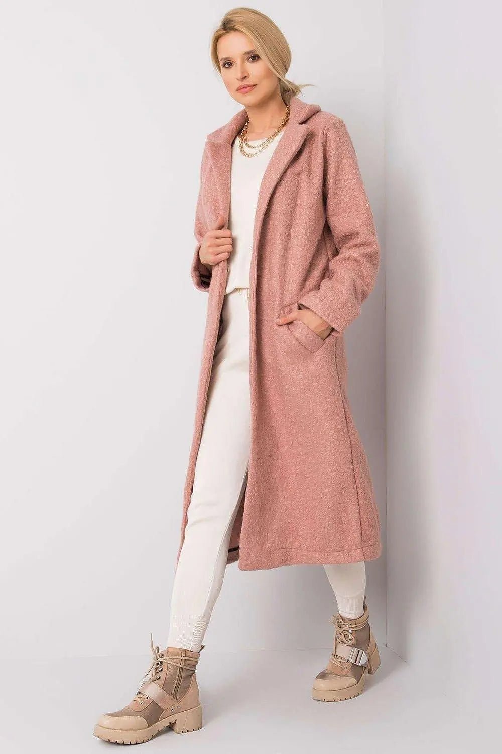 Rue Paris long sleeves, fastened womens coat - Honesty Sales