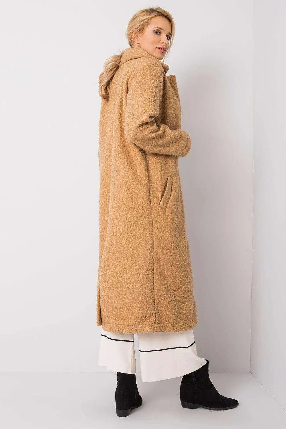 Rue Paris long sleeves, fastened womens coat - Honesty Sales