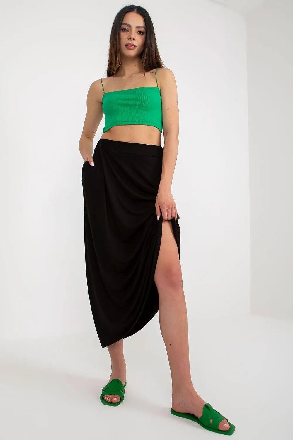 Rue Paris looser cut long skirt - Honesty Sales