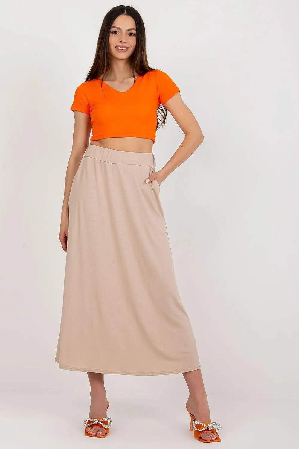Rue Paris looser cut long skirt - Honesty Sales