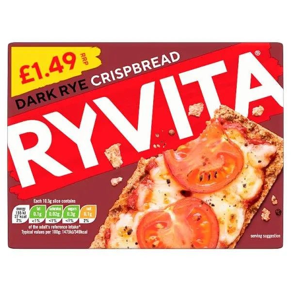 Ryvita Dark Rye Crispbread 200g (Case of 12) - Honesty Sales