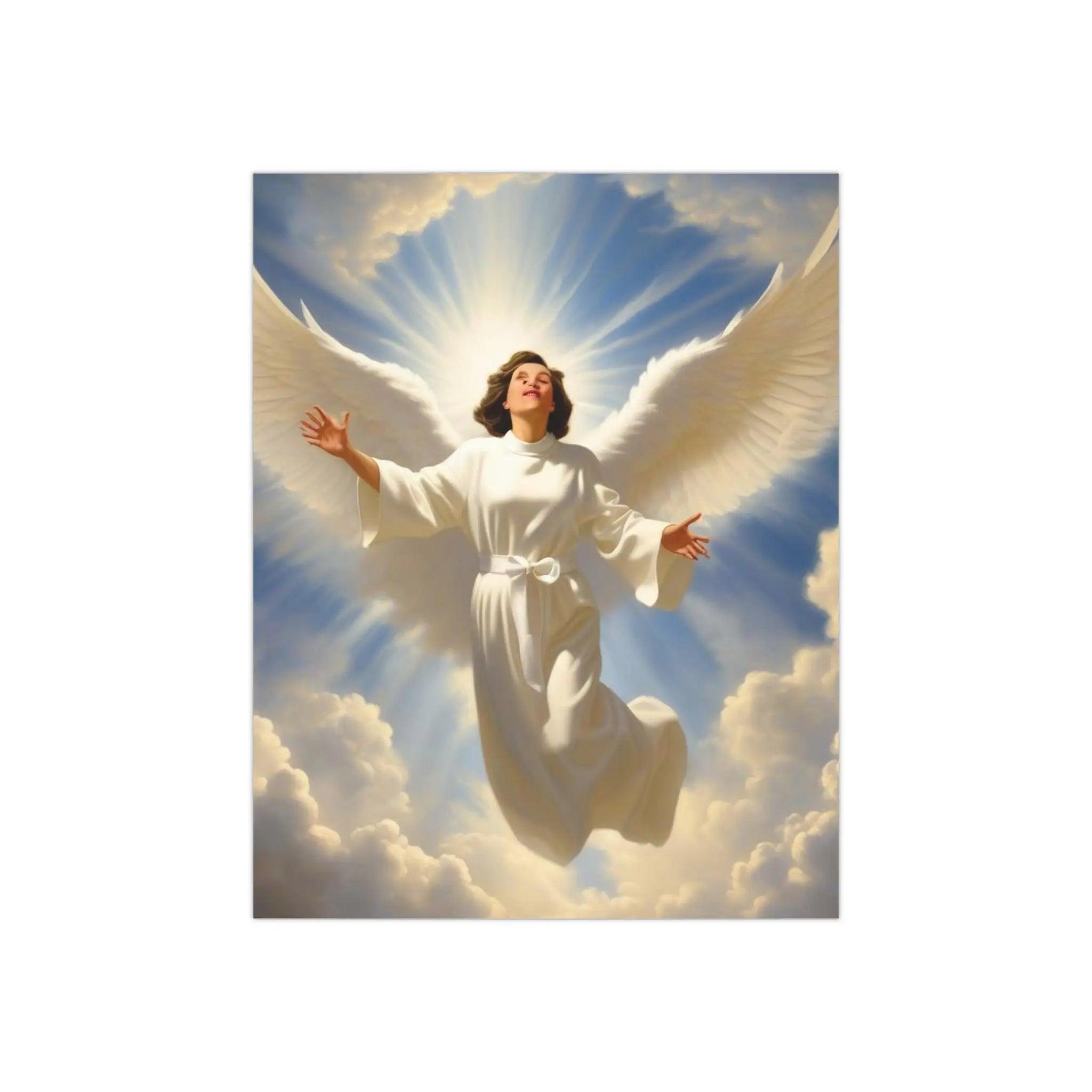 Satin Posters, the wings of a dove (300gsm) - Honesty Sales