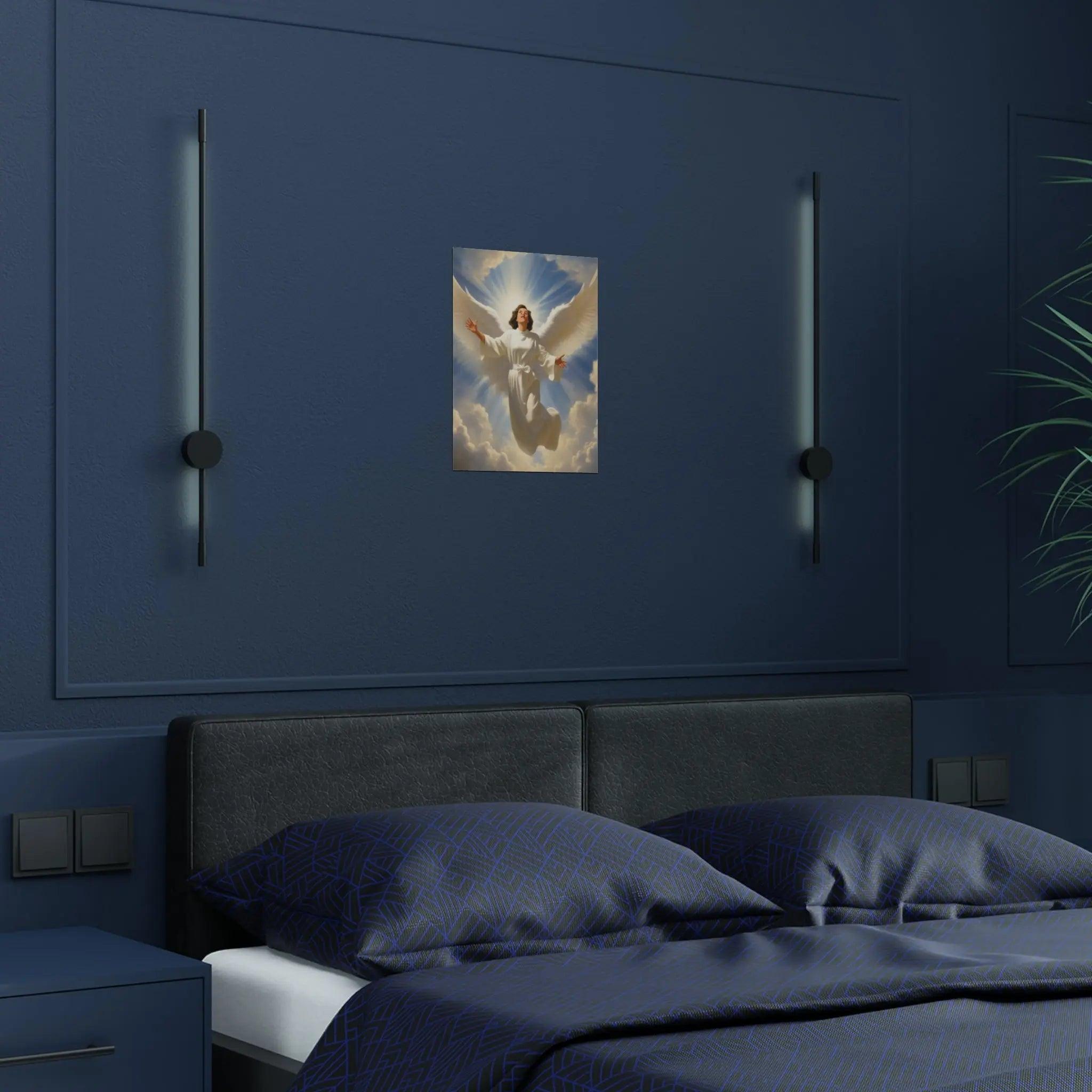 Satin Posters, the wings of a dove (300gsm) - Honesty Sales