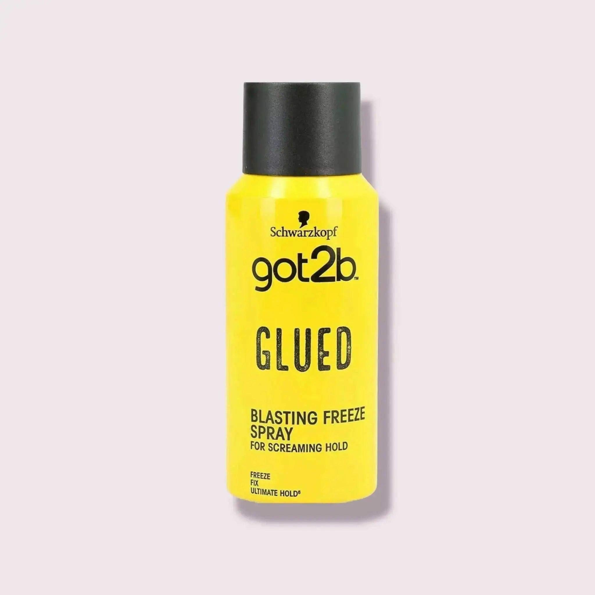 Schwarzkopf Got2b Glued Blasting Freeze Spray 100ml - Honesty Sales