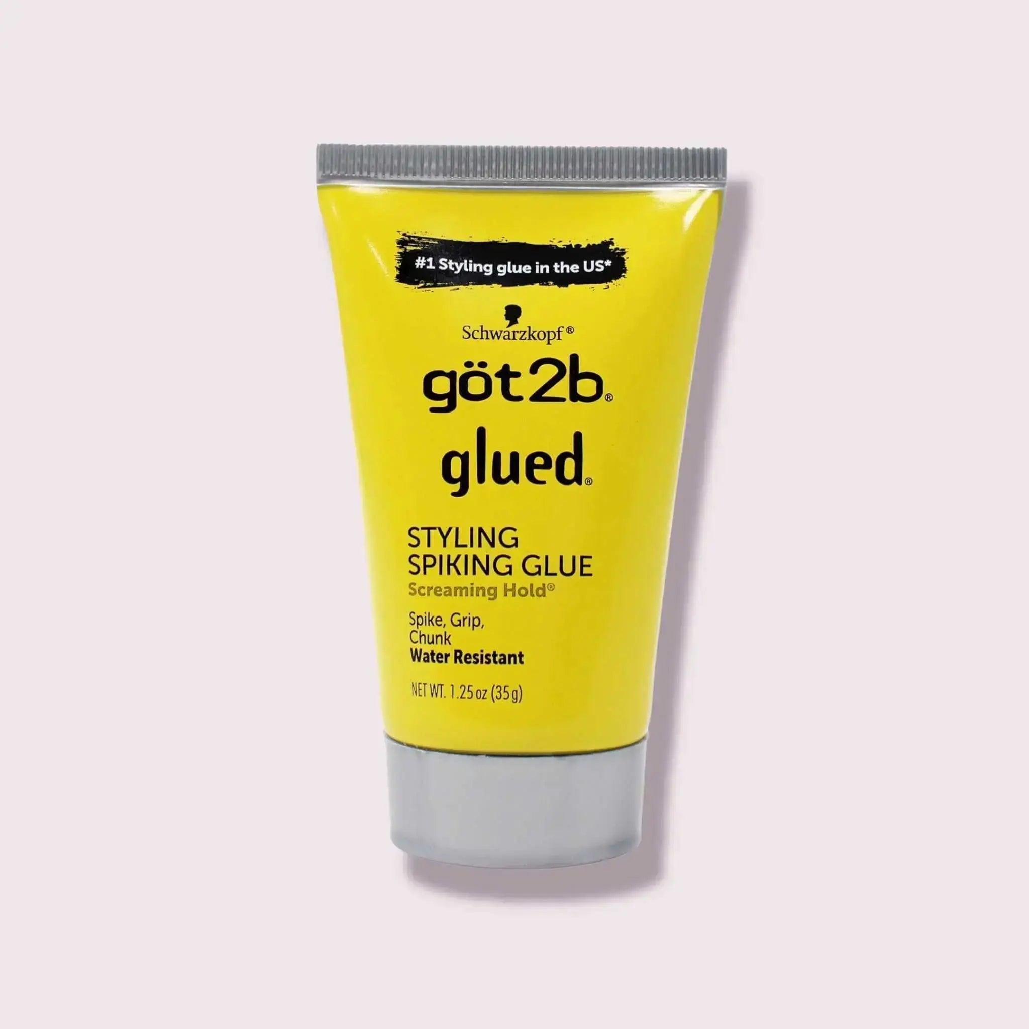 Schwarzkopf got2b Glued Styling Spiking Glue Water Resistant 1.25oz - Honesty Sales Main image
