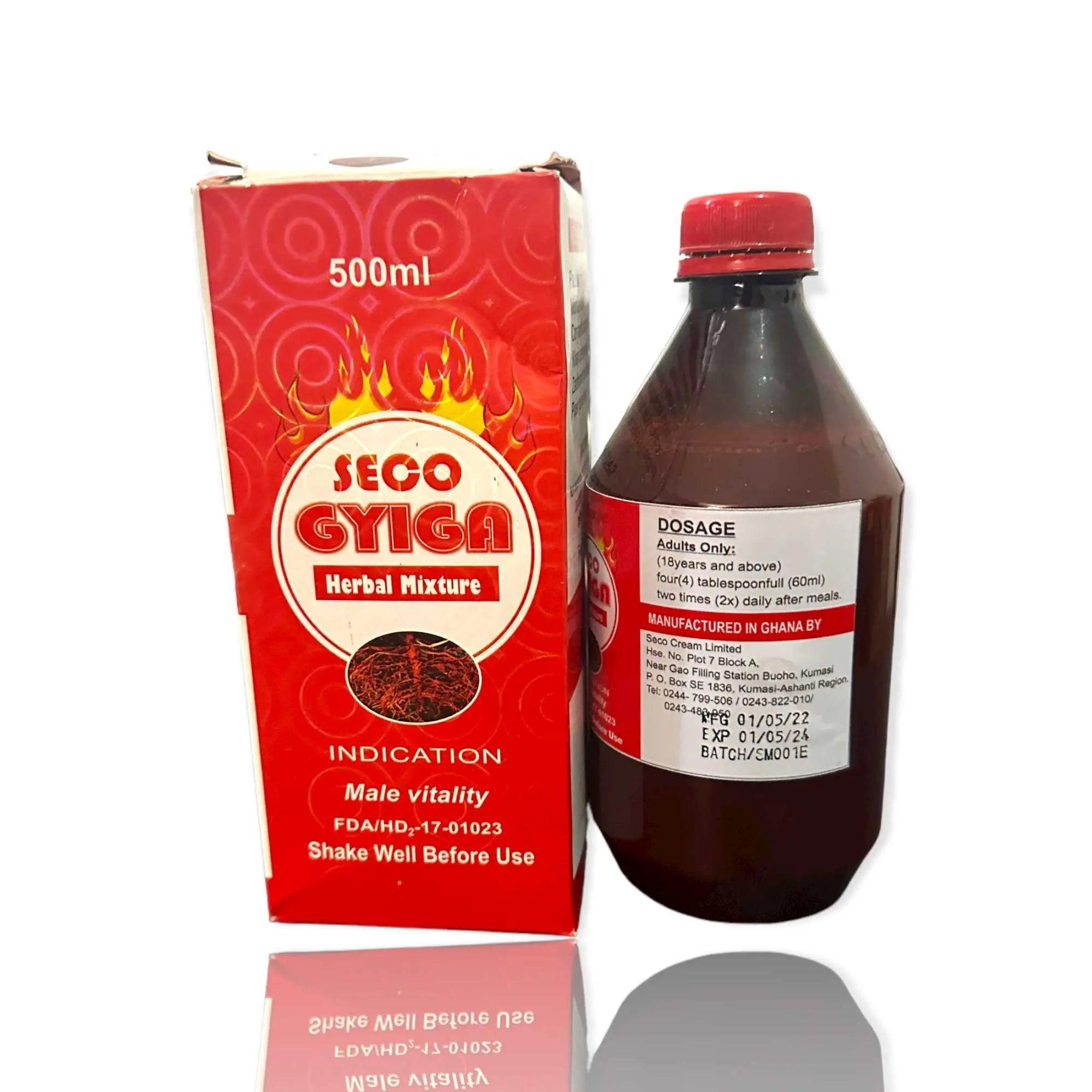 Seco Gyiga Herbal Mixture 500ml - Honesty Sales