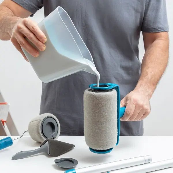 Set of refillable, Anti - drip Paint Rollers Roll'n'paint InnovaGoods 5 Pieces - Honesty Sales