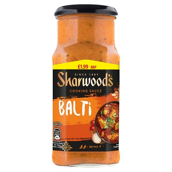 Sharwood's Balti Cooking Sauce 420g (Case of 6) - Honesty Sales