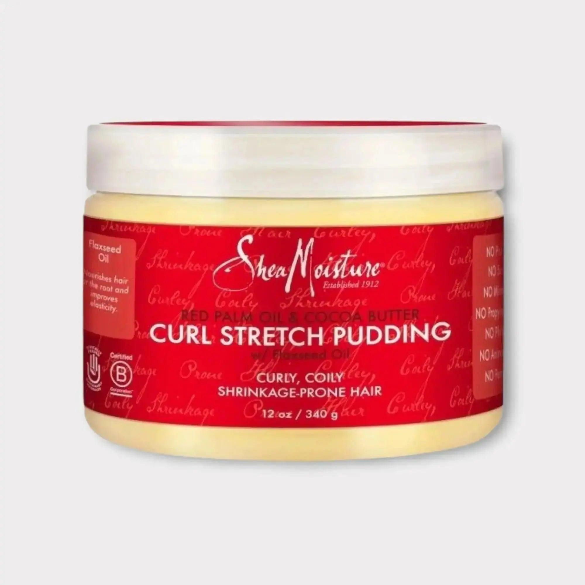 Shea Moisture Red Palm Oil & Cocoa Butter Elongating Puding 340GR - Honesty Sales Image principale du produit