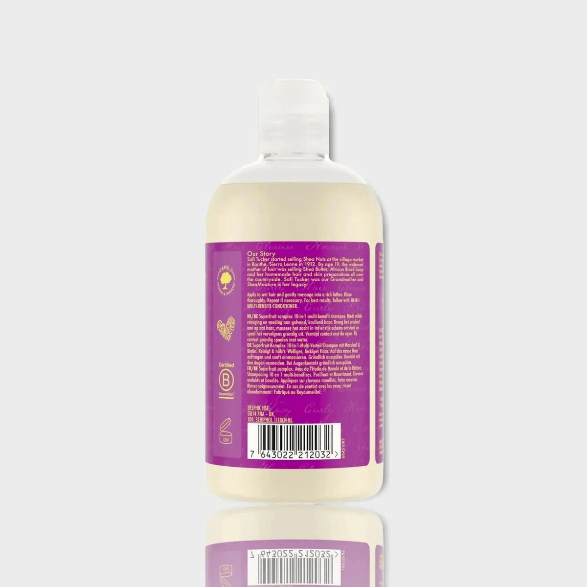 Shea Moisture Super fruit Shampoo 10-in-1 Multi Benefit Shampoo 379ml - Honesty Sales