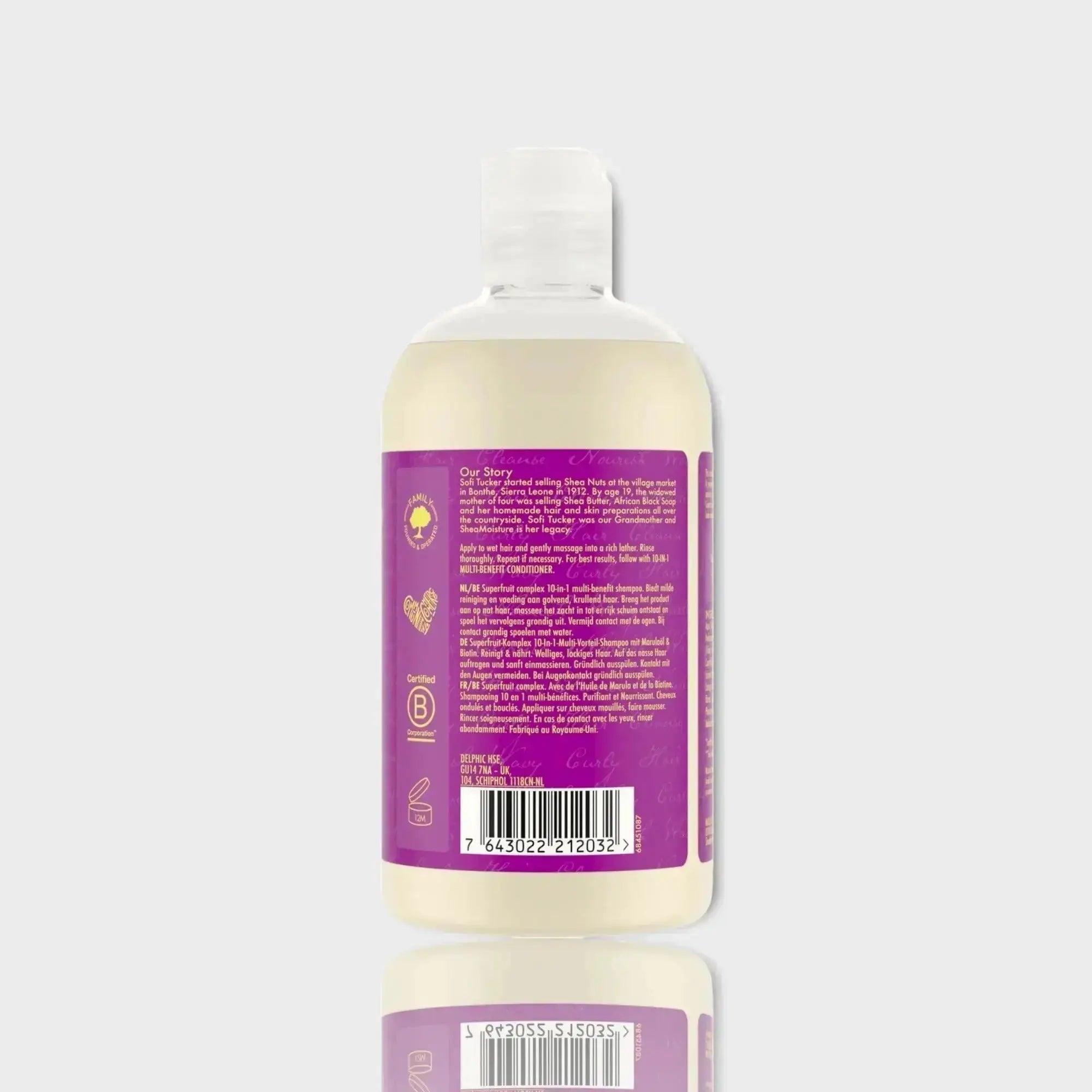 Shea Moisture Superfruit 10-in-1 Multi Benefit Shampoo 379ml - Honesty Sales