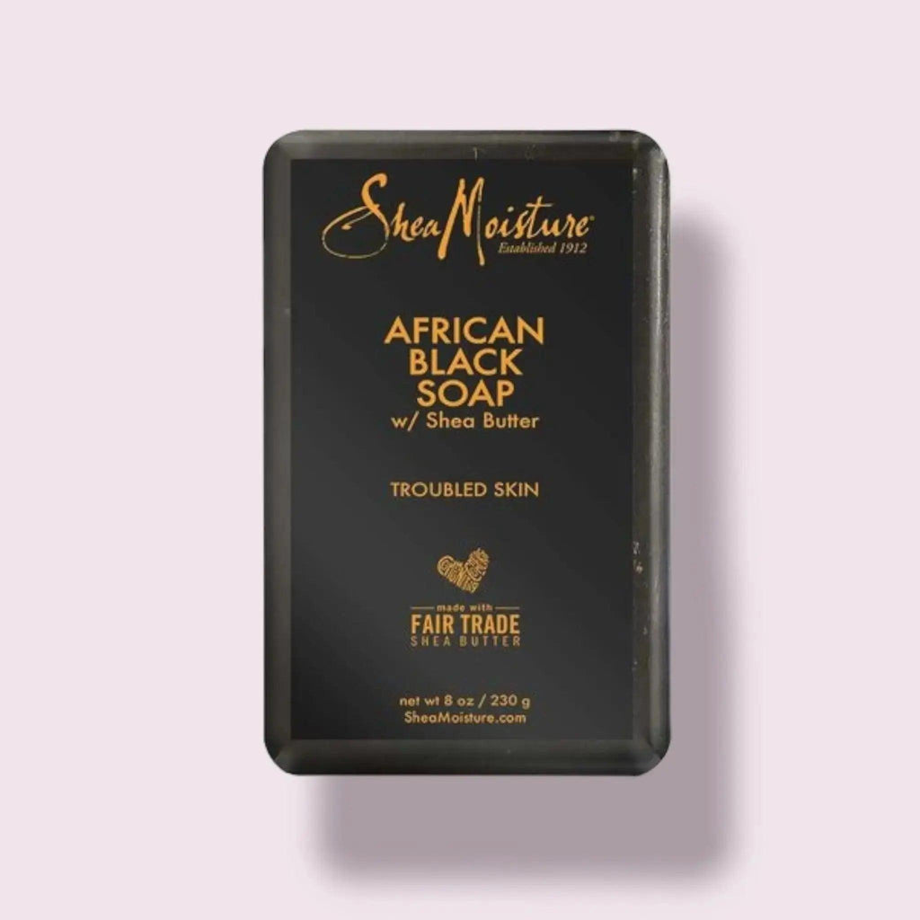 SheaMoisture African Black Soap Bar - Black - Honesty Sales