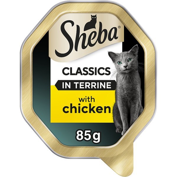 Sheba Classics in Terrine with Chicken 85g (22 x 85g) - Honesty Sales