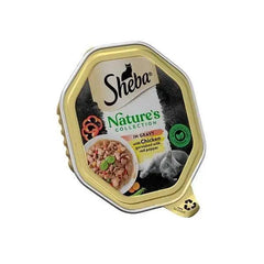 Sheba Natures Collection Cat Food Tray Chicken & Red Pepper in Sauce 85g (Case of 22) - Honesty Sales