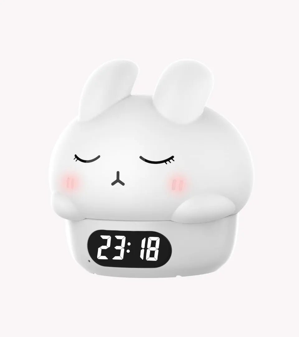 Silicone Racket Light With Two Sets Of Alarm Clocks Small Night Lamp - Honesty Sales