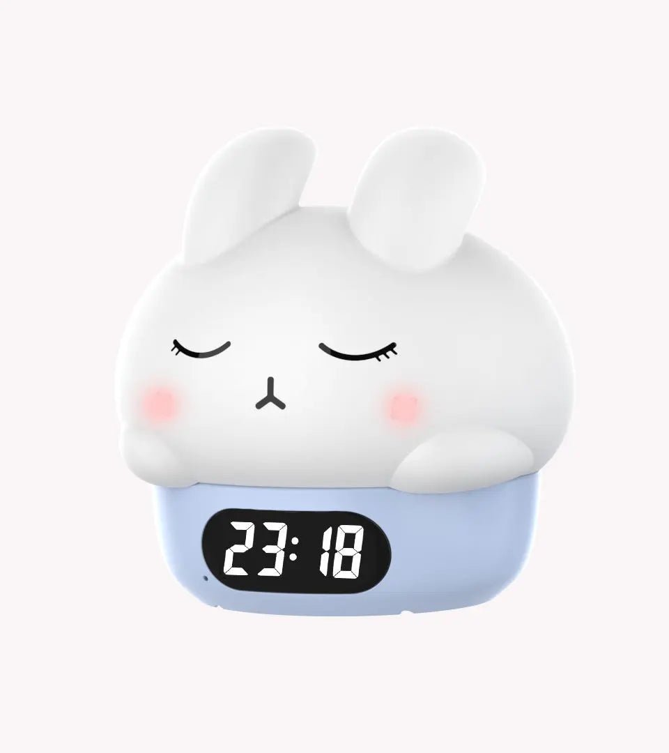 Silicone Racket Light With Two Sets Of Alarm Clocks Small Night Lamp - Honesty Sales