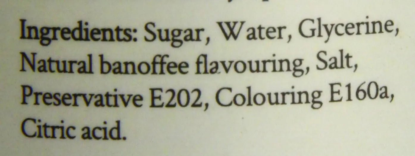 Simply Banoffee Syrup - Honesty Sales
