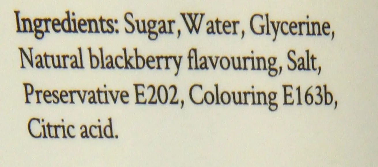 Simply Blackberry Syrup - Honesty Sales