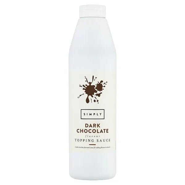 Simply Dark Chocolate Flavour Topping Sauce 1kg - Honesty Sales
