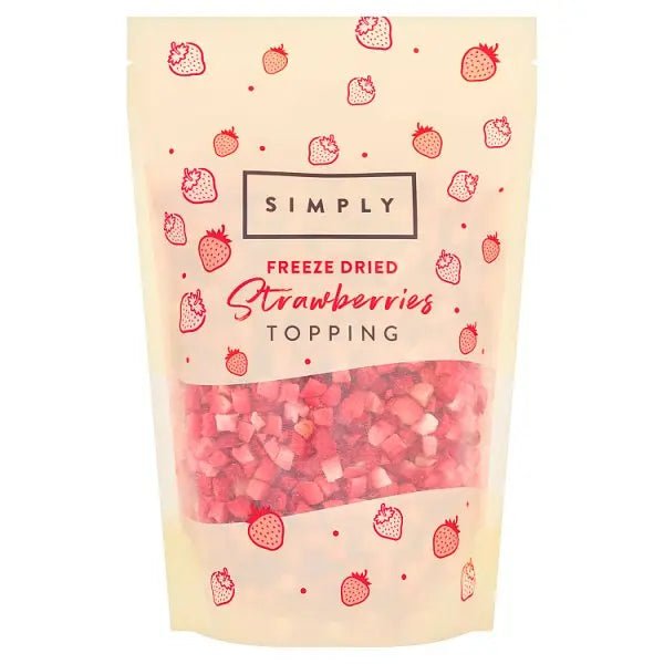 Simply Freeze Dried Strawberries Topping 130g - Honesty Sales