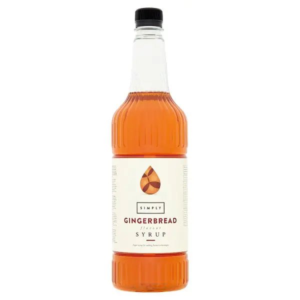 Simply Gingerbread Flavour Syrup 1L - Honesty Sales