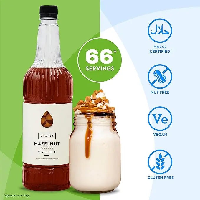 Simply Hazelnut Syrup - Honesty Sales