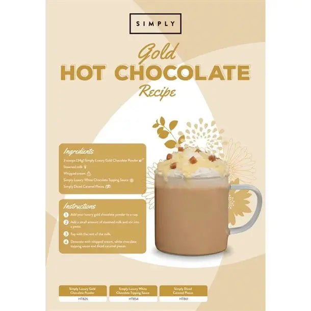 Simply Luxury White Chocolate Topping Sauce - Honesty Sales