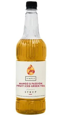 Simply Mango and Passion Fruit Iced Green Tea Syrup - Honesty Sales