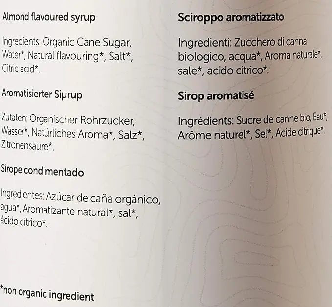 Simply Organic Almond Syrup - Honesty Sales