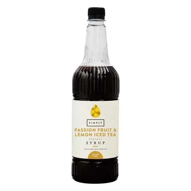 Simply Passion Fruit and Lemon Iced Tea Syrup - Honesty Sales