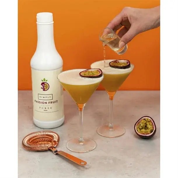 Simply Passion Fruit Puree 1 Ltre - Honesty Sales
