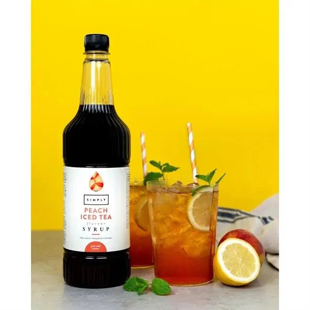 Simply Peach Iced Tea Syrup - Honesty Sales