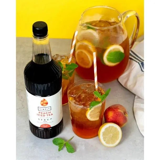 Simply Peach Iced Tea Syrup - Honesty Sales
