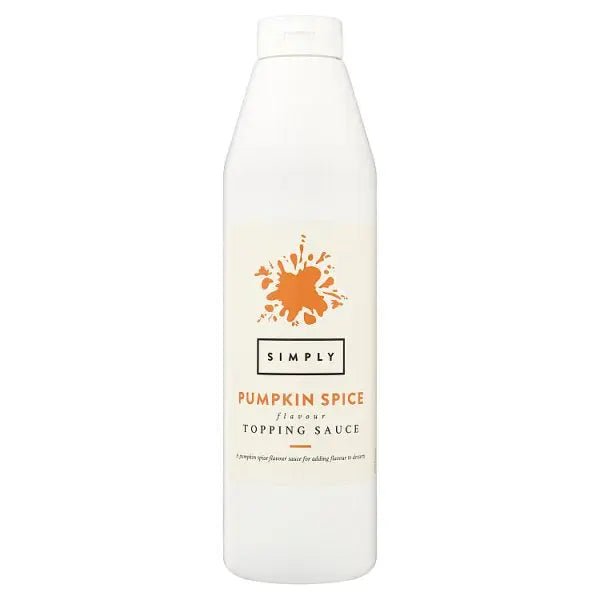 Simply Pumpkin Spice Flavour Topping Sauce 1kg - Honesty Sales