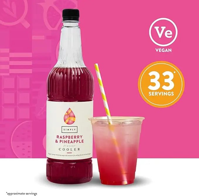 Simply Raspberry and Pineapple Cooler - Honesty Sales