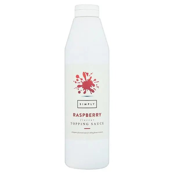 Simply Raspberry Flavour Topping Sauce 1kg - Honesty Sales