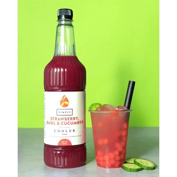 Simply Strawberry, Basil and Cucumber Cooler - Honesty Sales