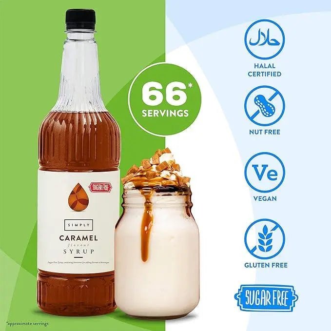 Simply Sugar Free Caramel Syrup - Honesty Sales